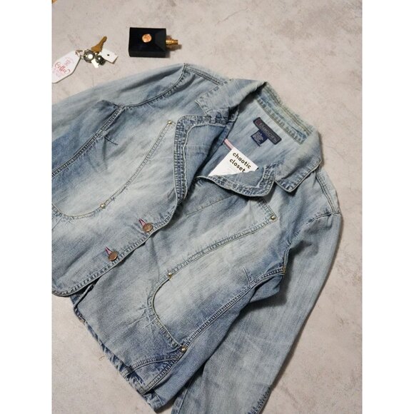 Y2k Baccini Denim Jacket - Picture 2 of 6